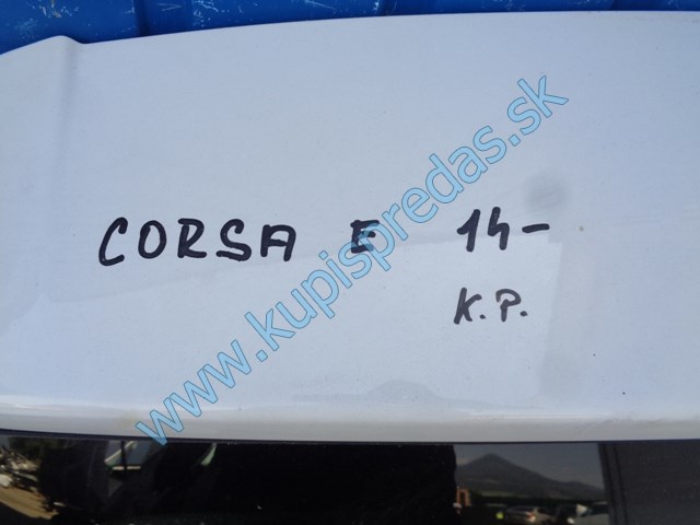 piate dvere na opel corsu E, 5 dverovú, zadná kapota, 